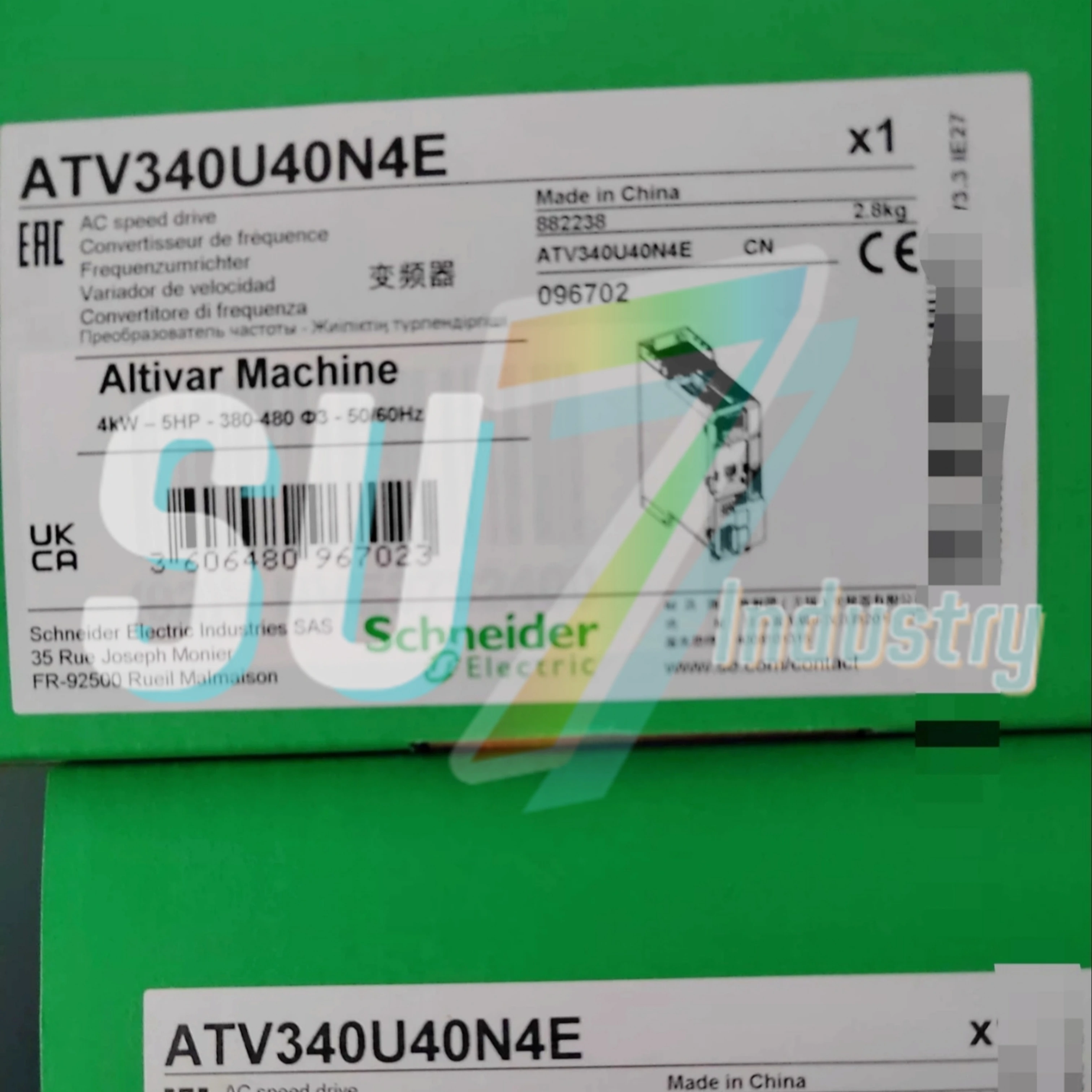 Conversor de frequência Novo original ATV340U30N4E ATV340U40N4 ATV340U40N4E ATV340U55N4 ATV340U55N4E ATV340U75N4