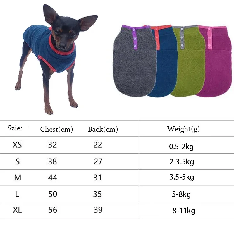 Winter Autumn Warm Fleece Vest Soft Thicken Lightweight Sweater Fleece Vest Cute Cat Pet Clothes For Small Medium Dogs