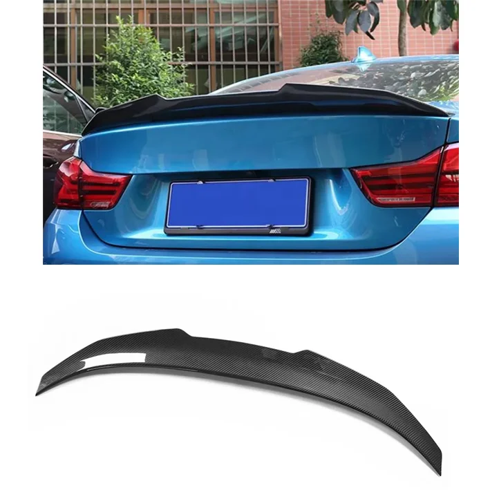 PSM Style Carbon Fiber Car Rear Spoiler Boot Duck Wings For BMW 2 Series F44 Sedan 4 Door 2021+  Rear Wing Spoiler