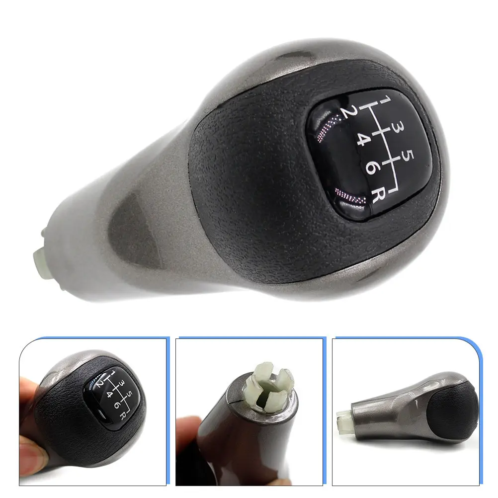 

6-Speed Manual Shifter Knob Premium Gear Shifting Head Upgrade for Civic 2006-2011 Scratch Resistant Smooth Grip Stylish