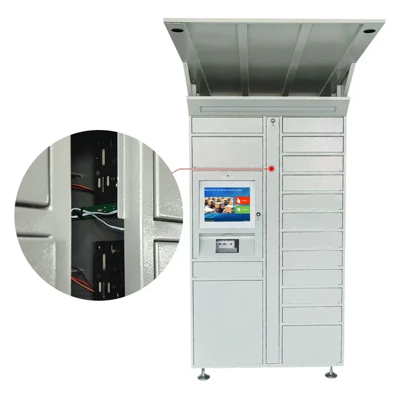 Accept Customized Smart Parcel Drop Pick Up Mail Box Intelligent Parcel Delivery bespoke Locker Multi functions deposit collect