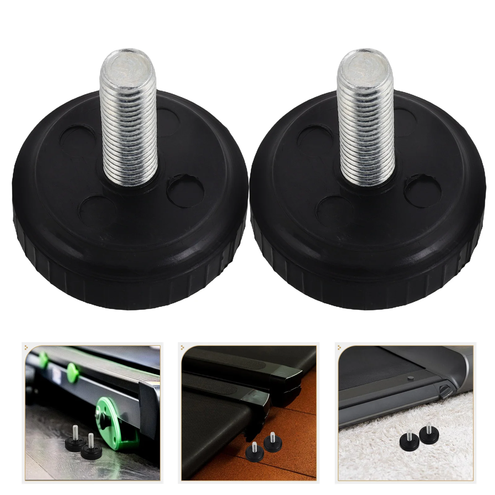 

4pcs Adjustable Suction Cup Feet Treadmill Support Fitness Equipment Repair Parts Mounting Hardware Training Machines Durable