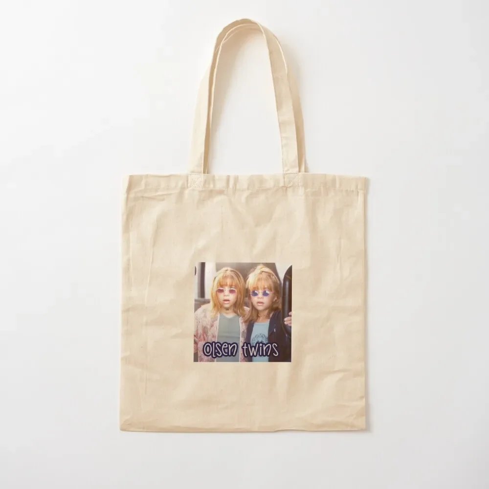 

Olsen Twins Mary Kate and Ashley Tote Bag Canvas shoulder bag Lady bags custom fabric bag