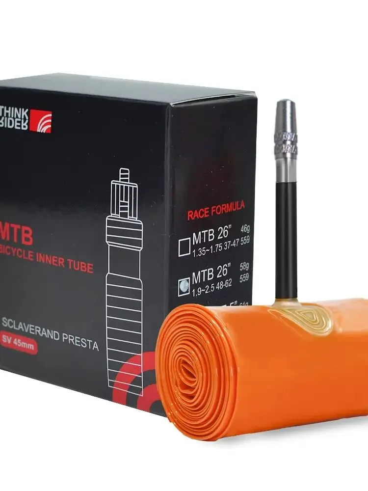 AliExpress Other ThinkRider 1PSC Ultralight Bike Inner Tube 26 27.5 29 Inches MTB Bicycle TPU Material Tire 45mm French Valve Super Light