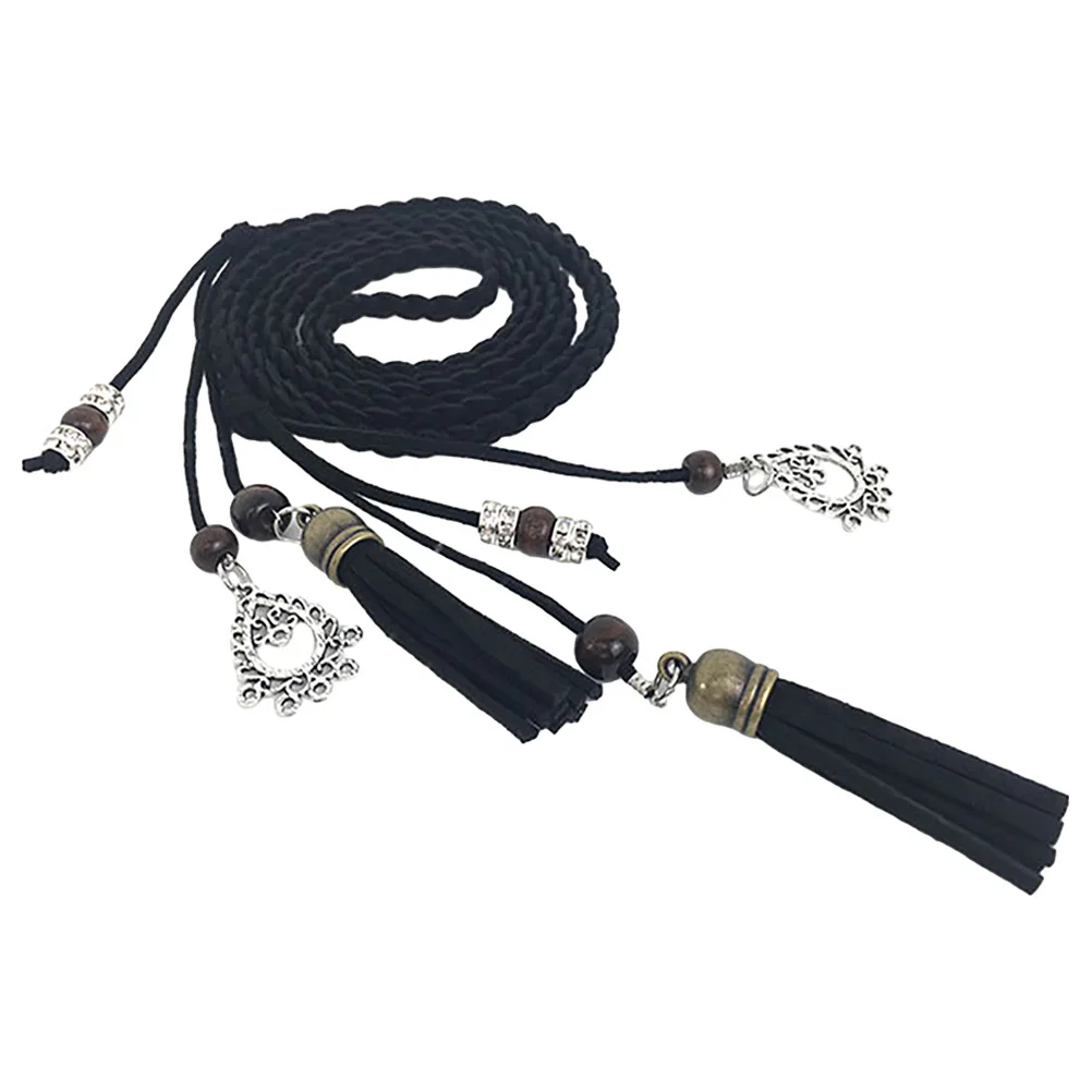 

Women Dress Waist Belt Adjustable Tassel Rope Fashionable Waist Belt for Dresses Casual Pants Womens Belts for Dress