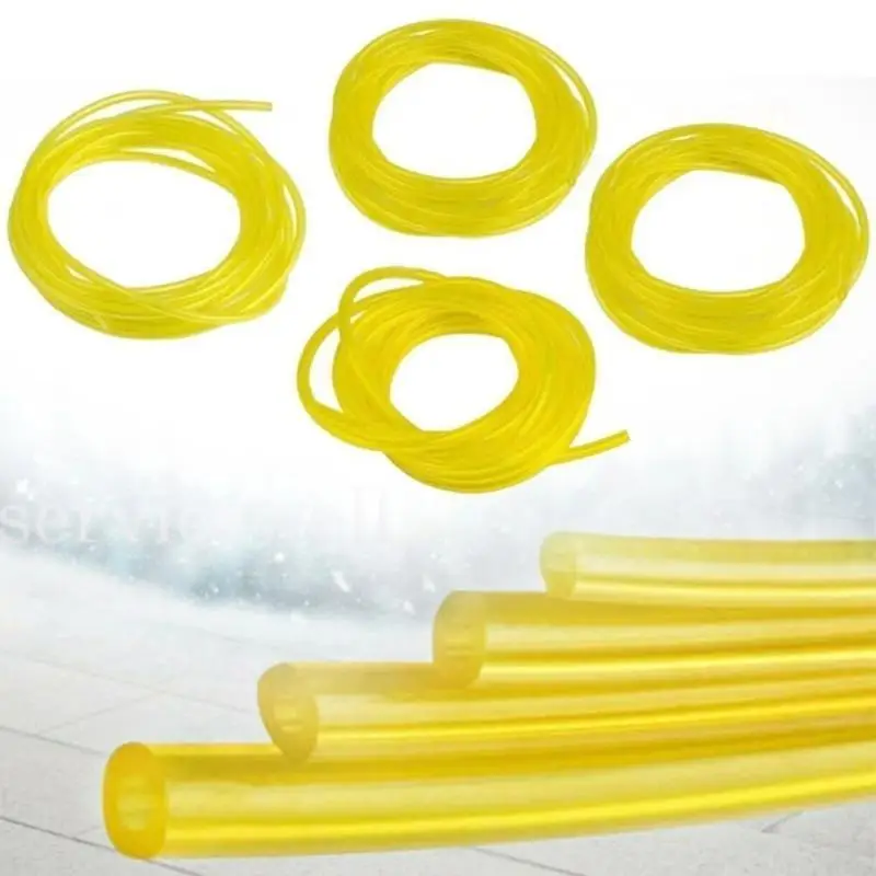4PCS Petrol Fuel Gas Line Pipe Hoses Petrol Line For String Trimmer Chainsaw Saw Blower Grass Cutter Brushcutter Fitting