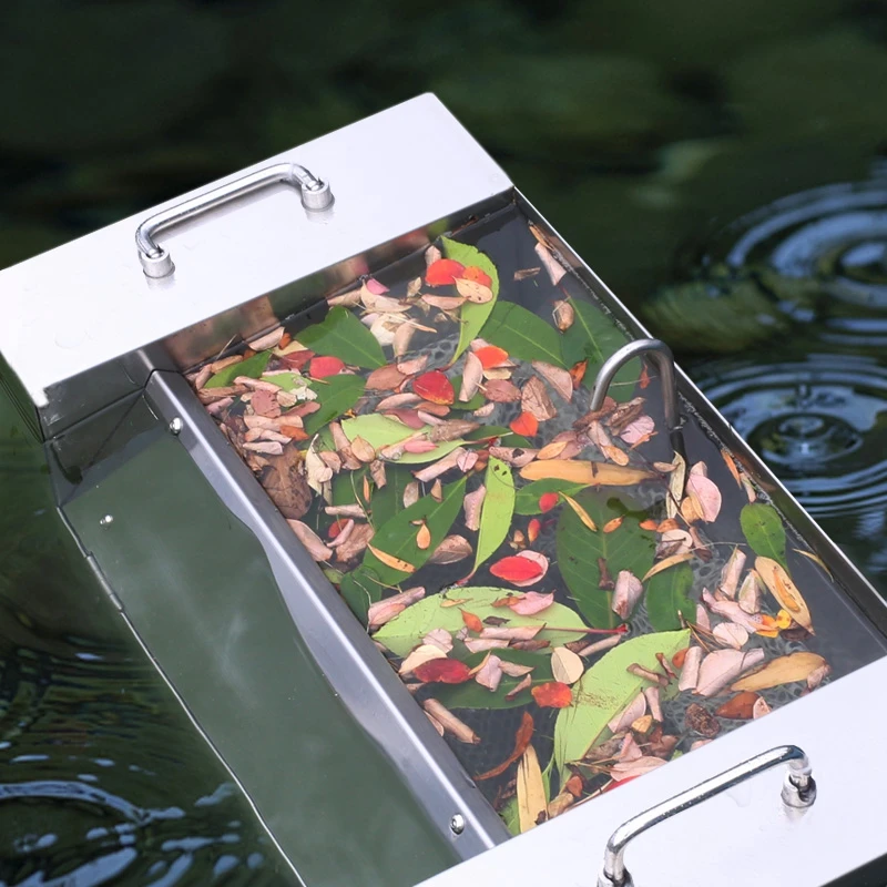 Swimming pool sewage automatic collector pond surface suction