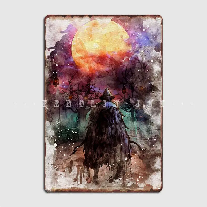 Bloodborne Poster Metal Plaque Plaques Club Bar Cinema Kitchen Decoration Tin Sign Poster