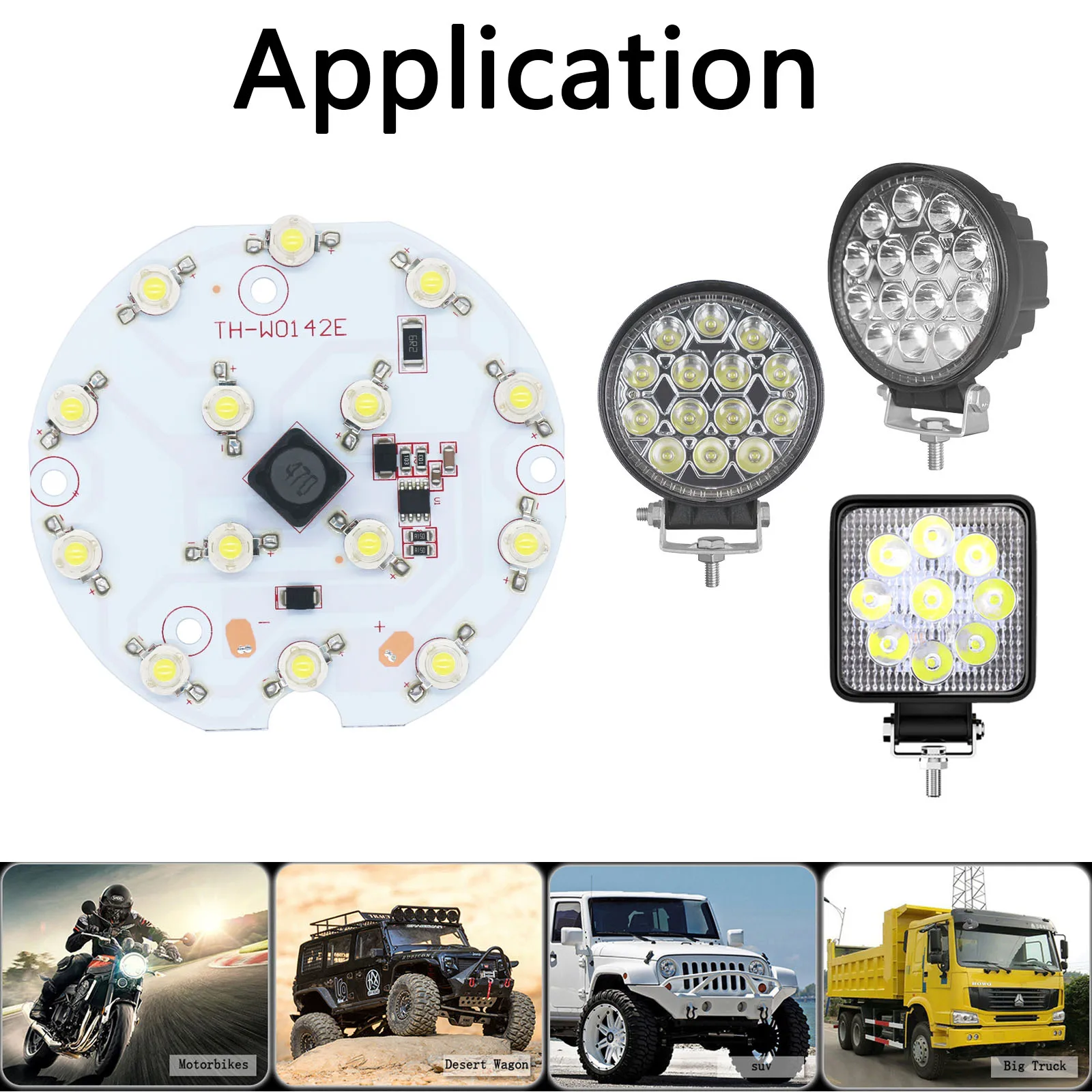 1 Uds 20-30W DC12-48V de alta potencia LED COB tablero de luz Chip diodos blancos lámpara cuentas accesorios para faros de motocicleta bombilla DIY