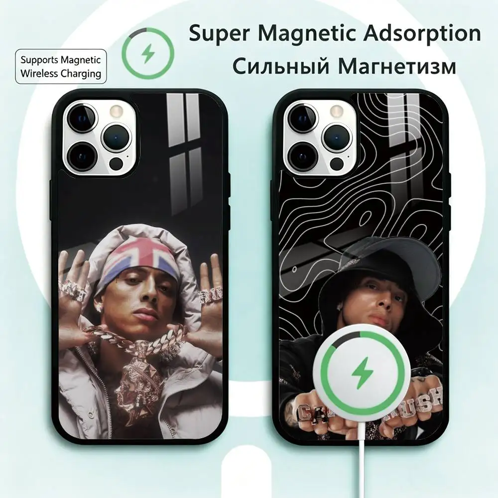 

Rapper Singer Central Cee Phone Case For iPhone17,16,15,14,13,12,11 Plus,Pro Magnetic Supports Magnetic Wireless Charging
