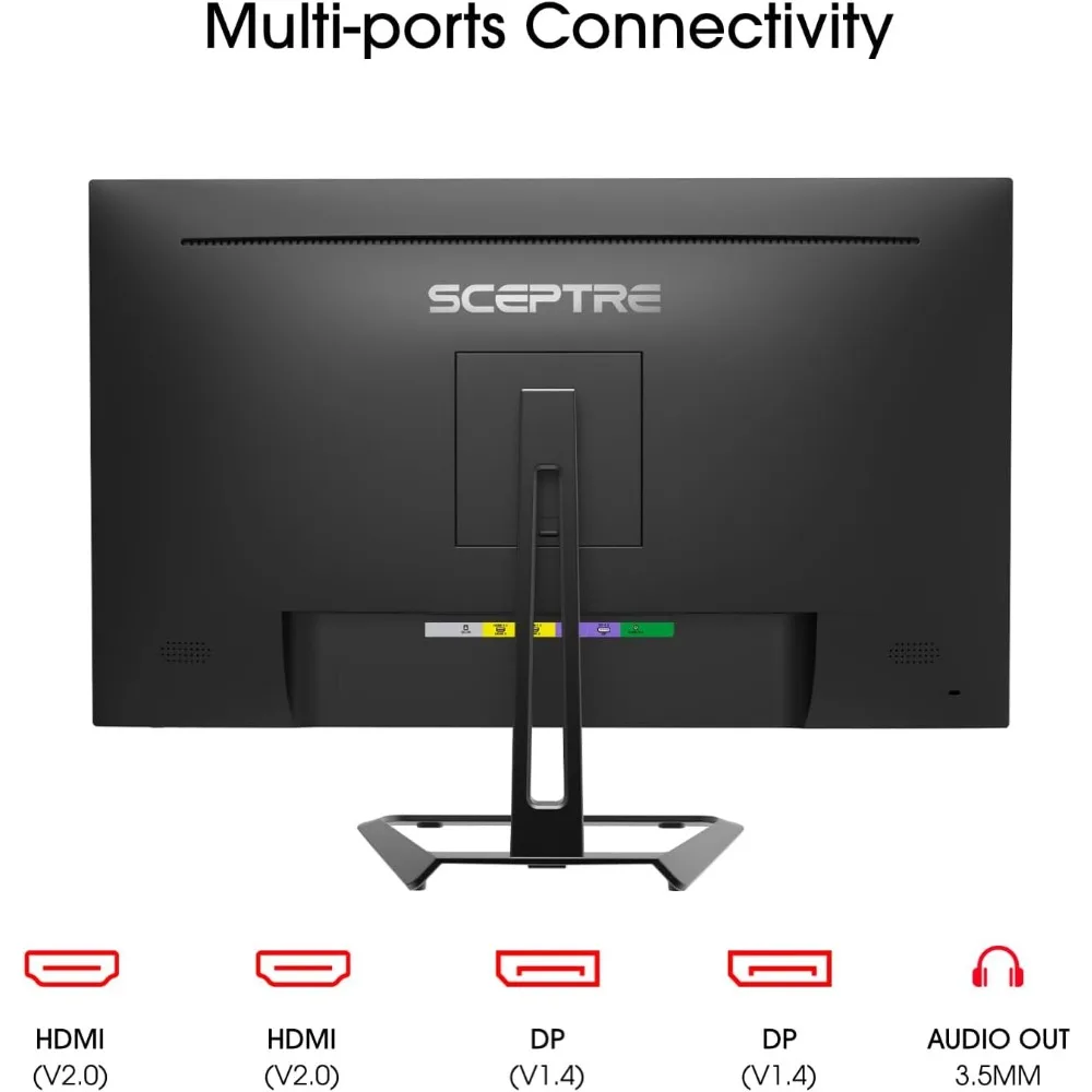 4K IPS 27 дюймов 3840x2160 UHD Монитор до 70 Гц DisplayPort HDMI 99% sRGB Встроенные динамики, черный 2021 (U275W-UPT)