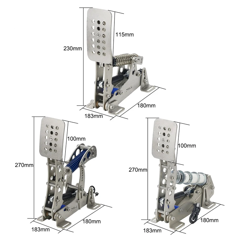 PC Throttle Clutch HEU Hydraulic Pedal Racing Simulator Pedal for Logitech G27 G29 Thrustmaster T300RS/GT T500 Direct Drive