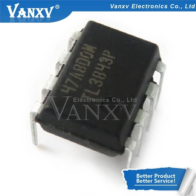 1-20PCS TL3843P TL3843 X9C104P X9C104 ICL7660SCPA 7660SCPA 7660SCPA MCP4921-E/P MCP4921 IR2104P IR2104 UC3842BN UC3842 DIP-8