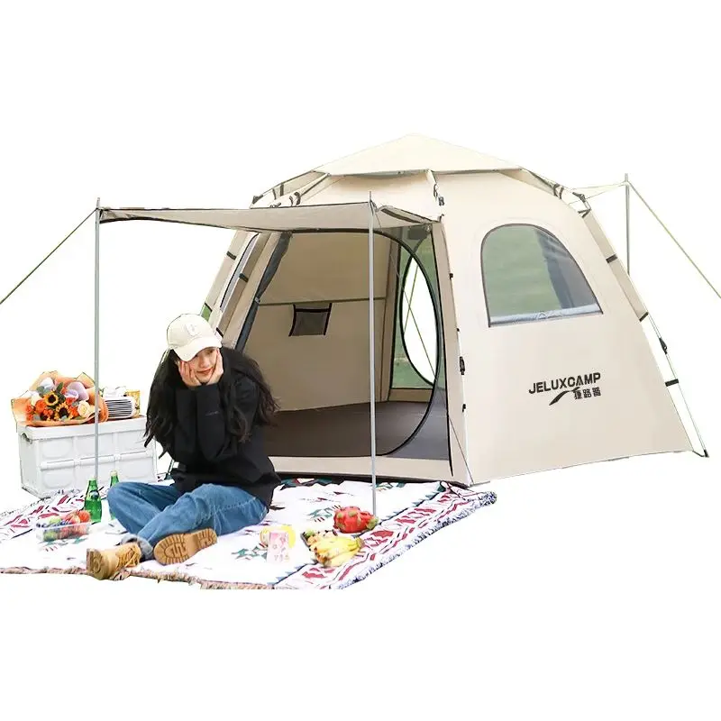 

Tent Outdoor Folding Portable Fully Automatic Thickening Rainproof Park Picnic Camping