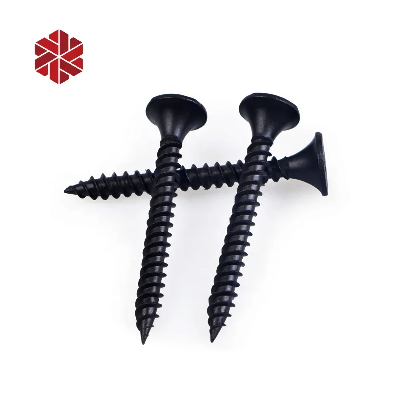 Drywall nail black Anchors tapping drilling Screws Cheap 3.5*19mm 6x40 mm drywall screw diamond factory