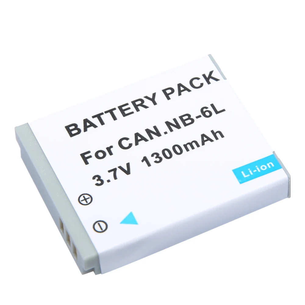3 pezzi NB-6L NB 6L NB6L NB-6LH batteria agli ioni di litio per Canon Power-shot SX520 HS SX530 SX600 SX610 SX700 SX710 IXUS 85 95 200 210 105