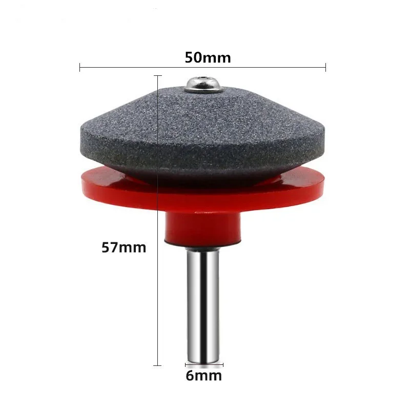 1/4pcs Resistant Grinding Stone Electric Knife Sharpener Wind Power Mower Wear Rotary Drill Cutter Lawnmower Grinding Head Tool