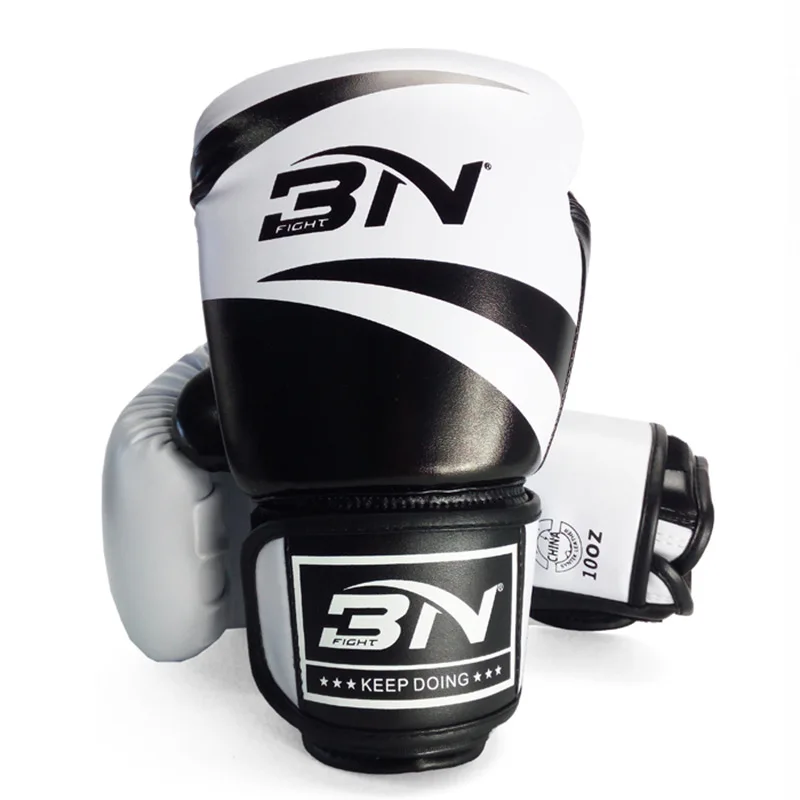 BN boxing gloves, male and female adult combat boxing Muay Thai Sanda gloves, competition training finger guard