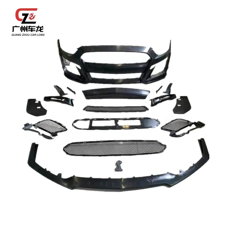 Hot Selling Car Body kits For Ford Mustang 2.3T & 5.0L 2015-2017 Upgrade GT500 Style Front Bumper Car Parts Exterior