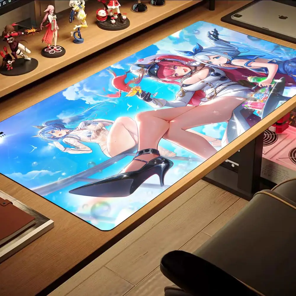 Endless Sexy NIKKE Girls Mouse Kawaii Pad Laptop Gamer Hentai Non-Slip Rubber Edge pk control locking Esports 1200x600