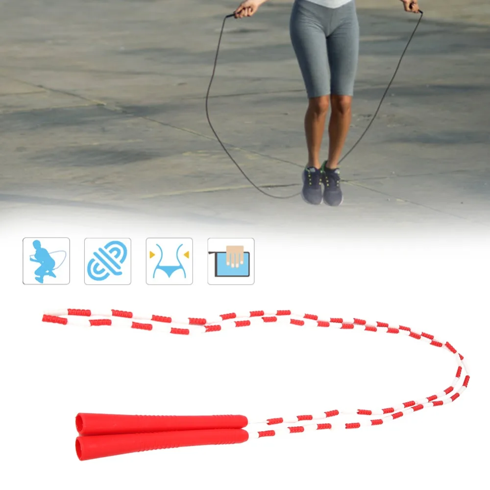 Rope skipping PVC Beads Beaded Segmented Jump Rope TPU 2.8-meter Exercise Jump Rope Skipping Rope Home Exercise