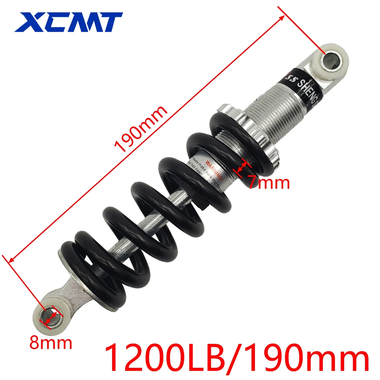 Shock Absorber Suspension For Bicycle E-Bike Motorcycle ATV Scooter Dirt Pit Electric Bike 90mm100mm 115mm 125mm 150mm 160mm 170