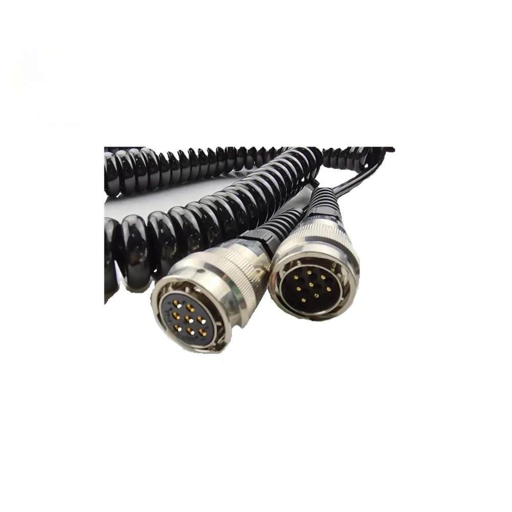 

High Quality Asphalt Paver Leveling System PN. 2460770014 8pins-8holes 1M Original Grade Sensor Cable