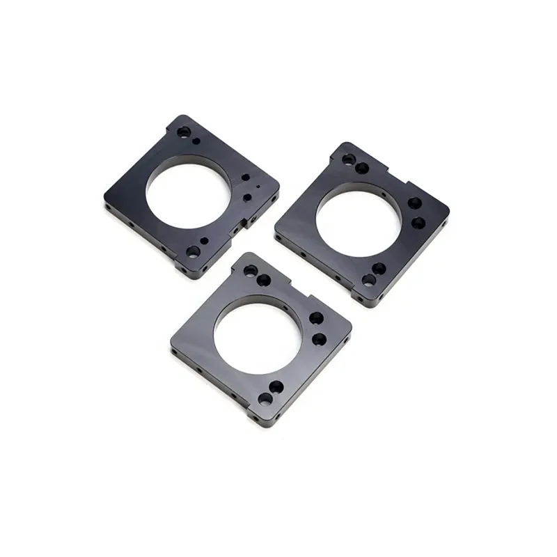 Aluminum alloy CNC precision machining equipment connection mounting base plate assembly mechanical fixing bracket parts