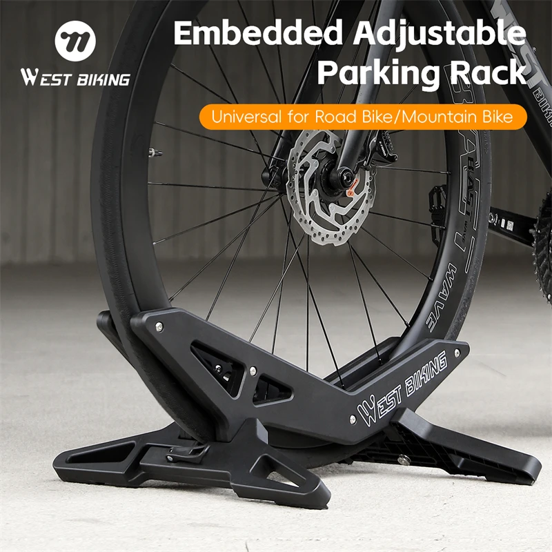 

WEST BIKING Bicycle Parking Rack Adjustable Universal MTB Road Bike Holder Indoor Bike Storage Parking Stand Cycling Accessories