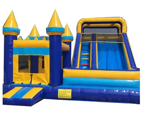 

Commercial Inflatable Castle Combo Slide N Castle Jumping Bouncer House Jumper Inflatable Slide With Bounce House