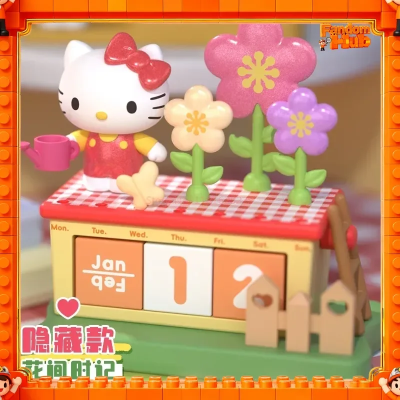 

Новое поступление 2025, оригинальная серия персонажей Blokees Sanrio, слепая коробка-Hello Kitty, коллекционная игрушка в подарок для девочки