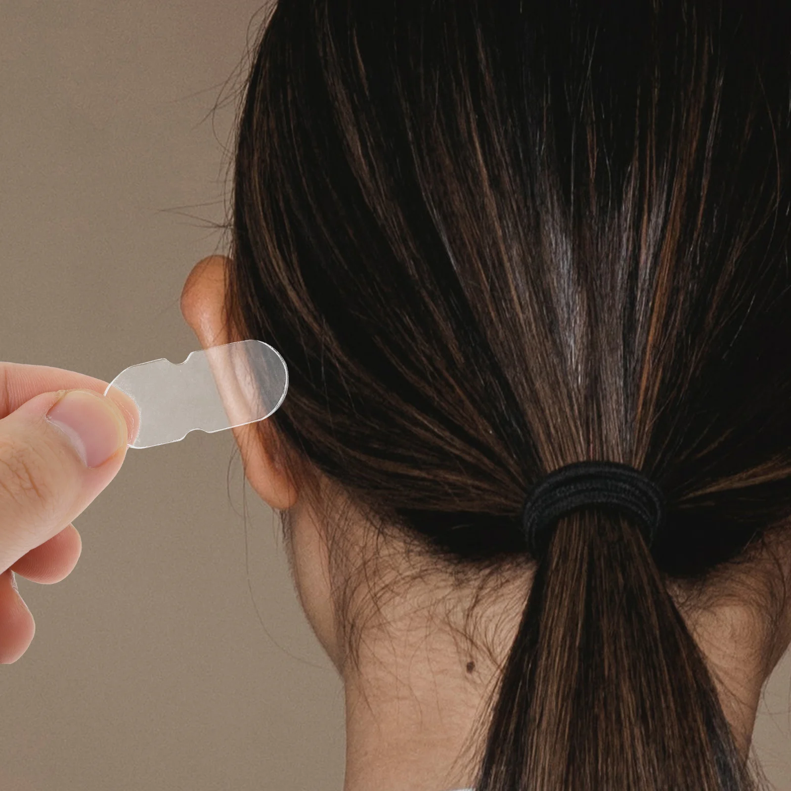 

60pcs Sticker Correction Tool Transparent Silicone Patch Vertical Ear Tape Ear Adhesive Invisible Daily Use Large Face