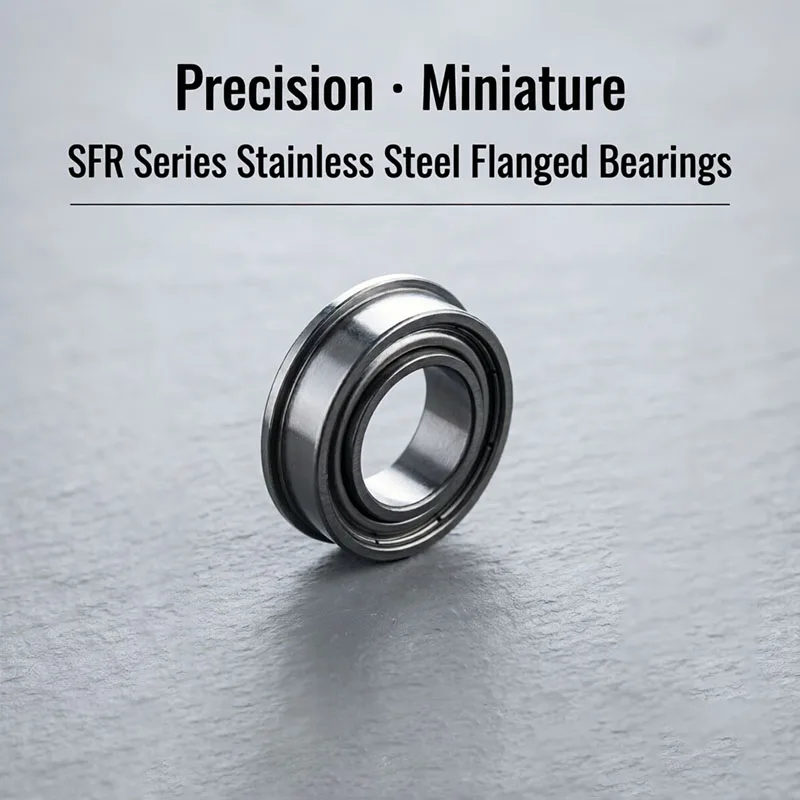 10pcs  Inner Ring Extended Flanged Bearings SFR188 ZZ EE  6.35x12.7x4.762 Inch Stainless Steel Flange Bearing FR188 R188 ZZ