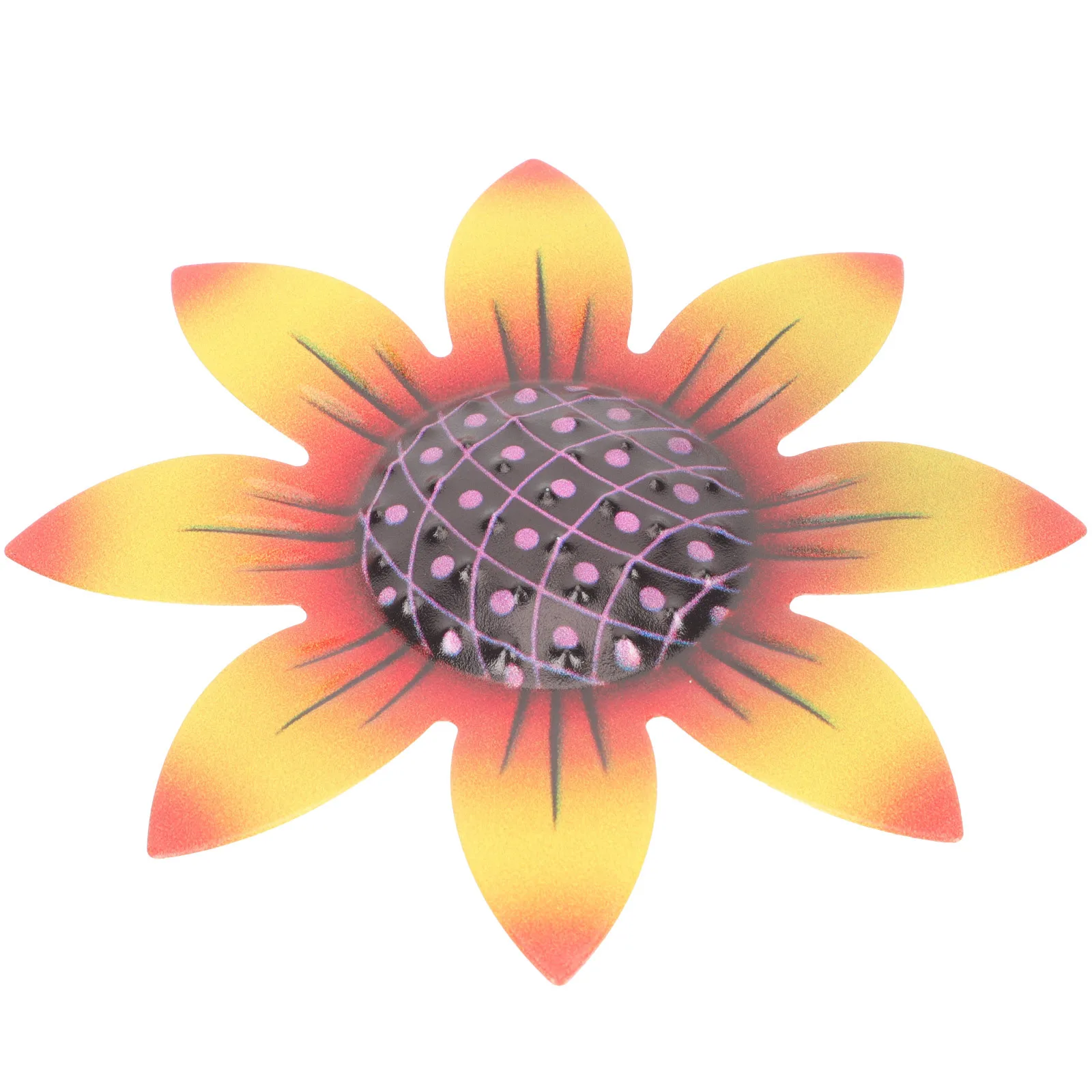 

Iron Flower Wall Decor Metal Decorations Sunflower Sculpture Crafts Hanging Sculptures