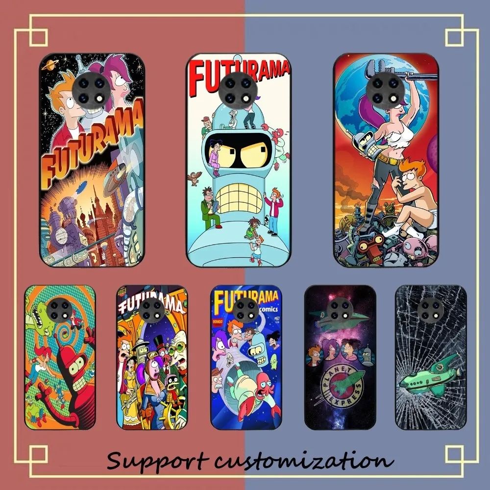 F-Futurama-Bender Art Phone Case For Redmi Note 4 X 5 A 6 7 8 T 9 9S 10 11 11S 11Epro Poco M3 pro