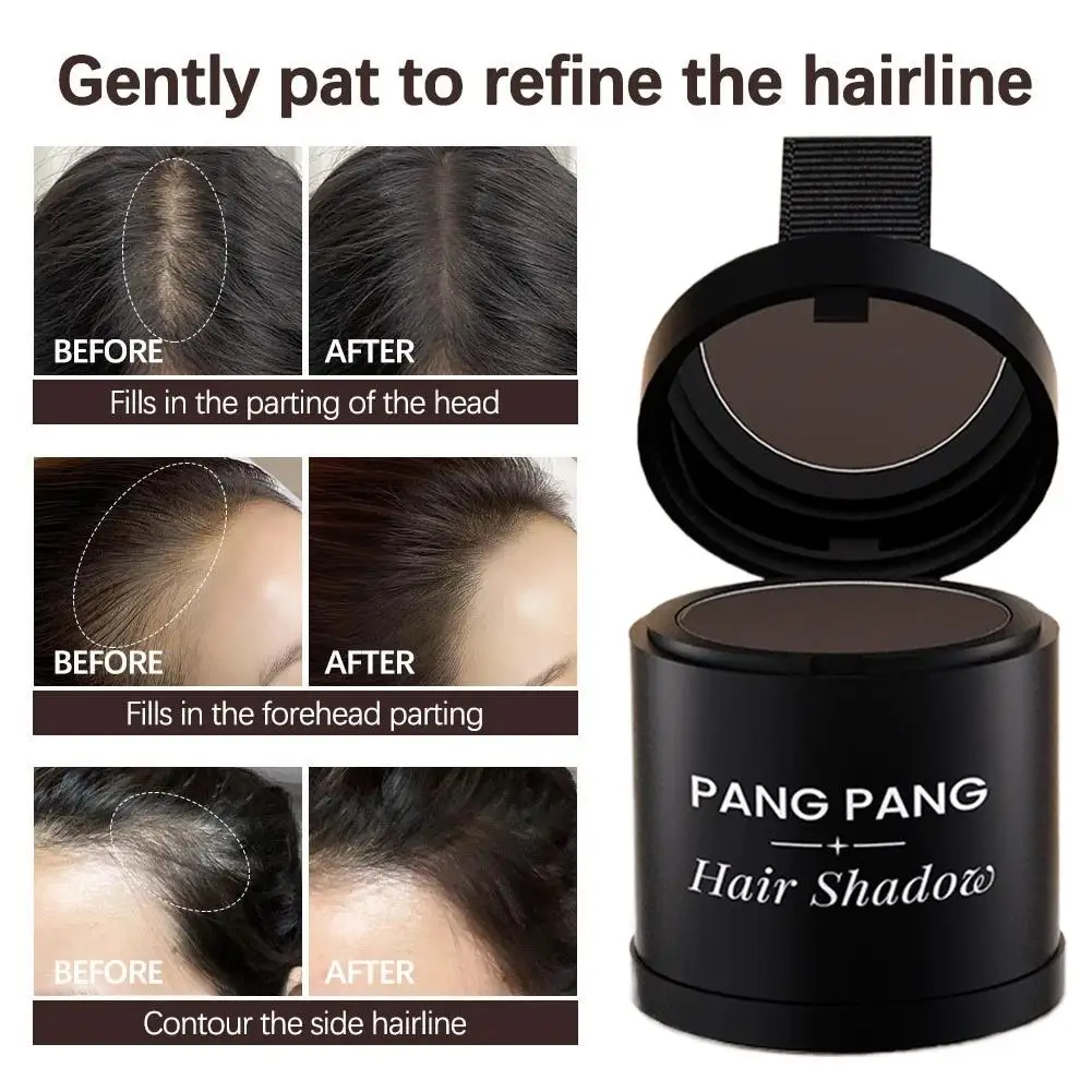 Hair Line Powder Contour Powder 2 in 1 Long Lasting Cover Hair Gaps Root Touch Up Concealer for Hairline Repair