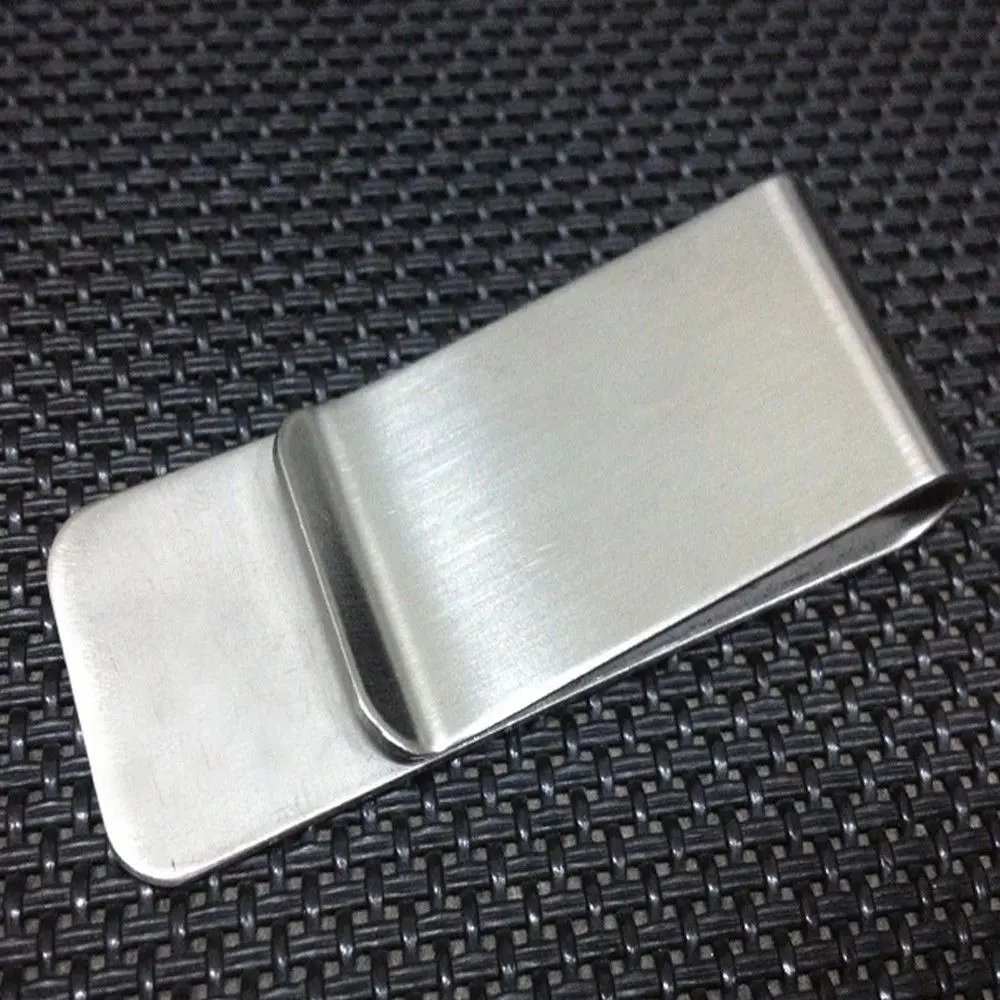 Comodo porta carte di credito tascabile sottile porta banconote porta banconote portafoglio con Clip in metallo fermasoldi fermasoldi borsa da uomo