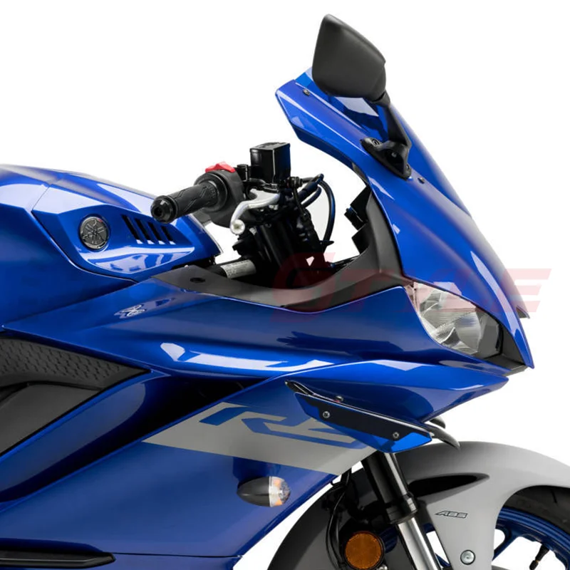 Motorcycle Front Light Cowl Side Winglet Wind Fin Spoiler Trim Cover Fit for YAMAHA NEW YZF-R3 2019 2020 2021 2022 2023