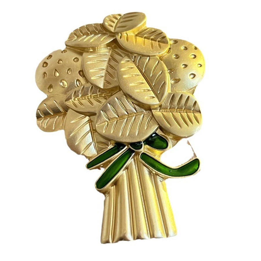 Classic Women Men Vintage Baroque Flower Bow Matte Badges Lapel Pins Palace Style Unisex Party Banquet Metal Design Accessories
