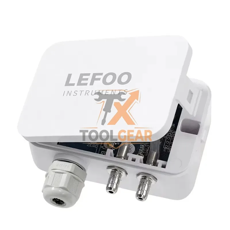 2026hotsale* LEFOO air Differential Pressure Transmitter 0-5/10VDC Output for HVAC Ventilation Without Display