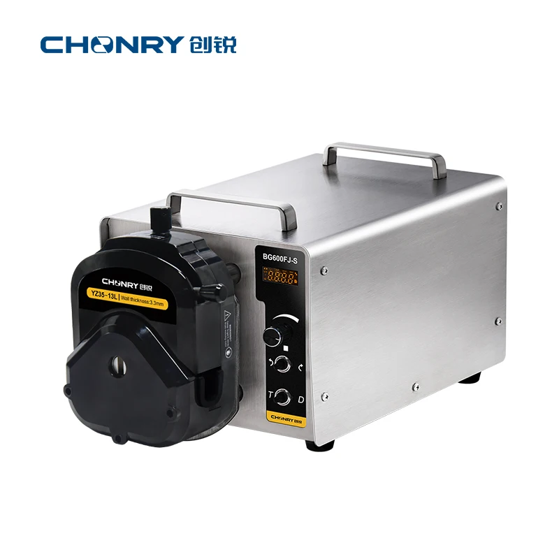 

CHONRY BG600FJ-S laboratory infusion peristalt pump industrial price high flow 220V filling machine