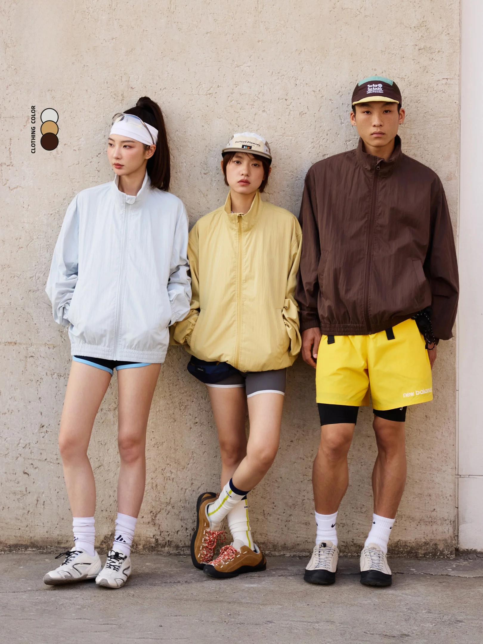 

Outdoor Waterproof Stand Collar Sports Jaet OXOW New 2026 Spring Autumn Loose Casual Open Cardigan Top for Couples