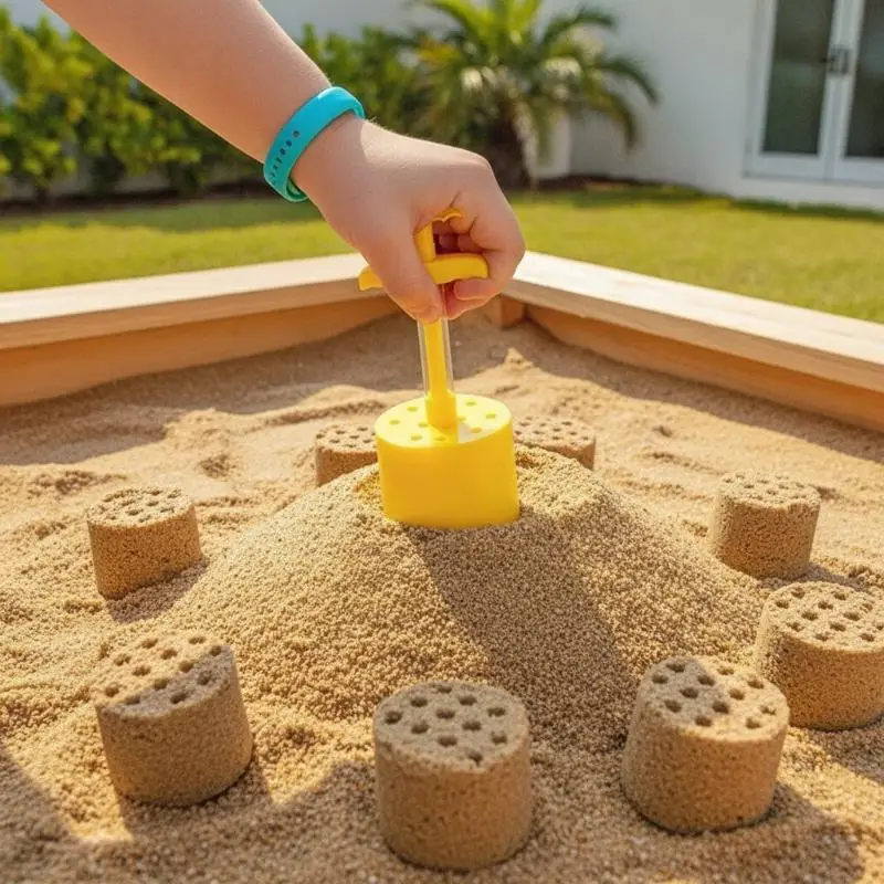 Kids Water Play Beach Toys Sandbox Mold Set Shovel Castle Building Wall Honeycomb Briquette Mold Summer Outdoor Sand Play Game