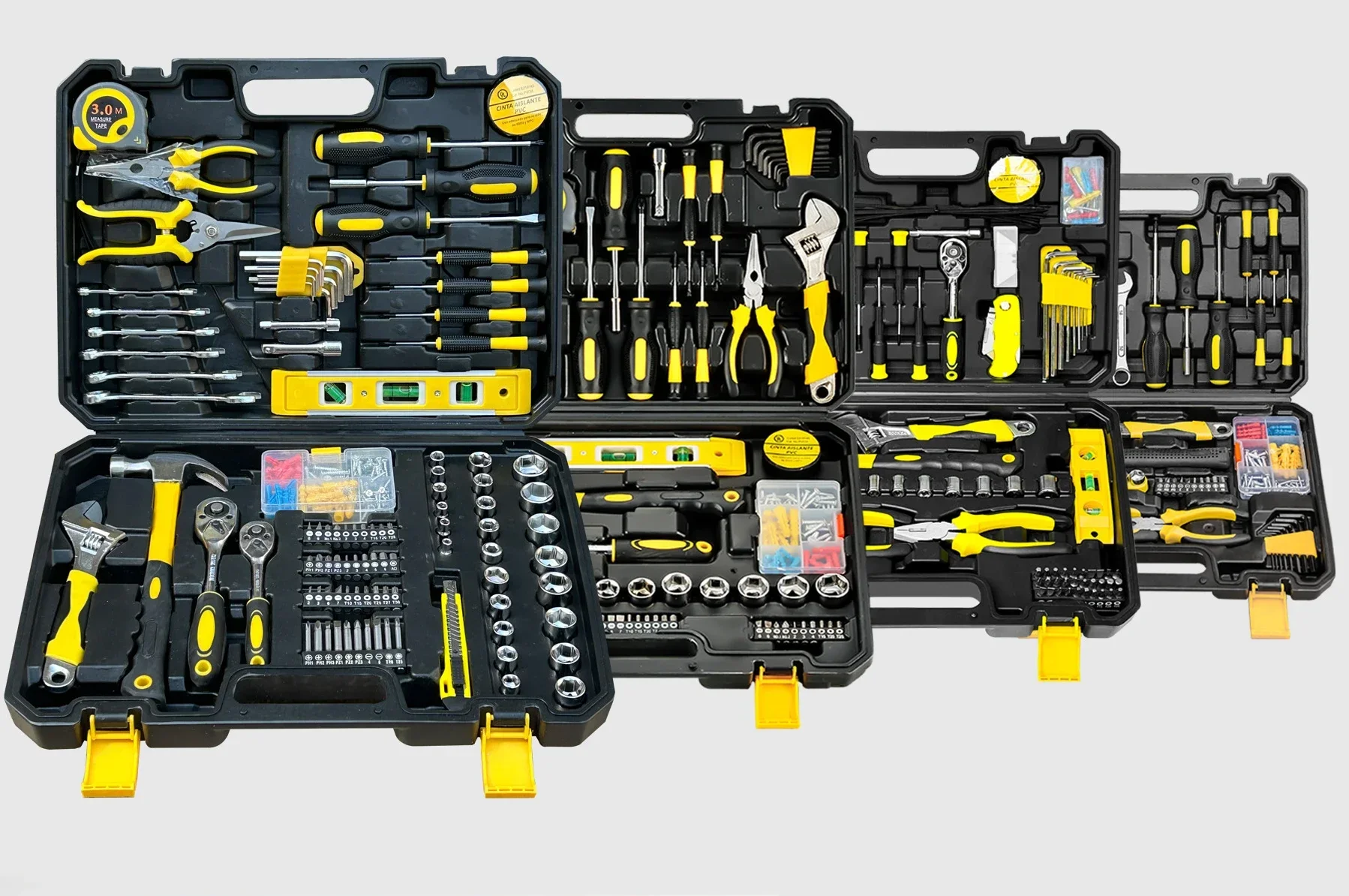 

118pcs Set household hardware hand tool set Automotive maintenance set toolbox