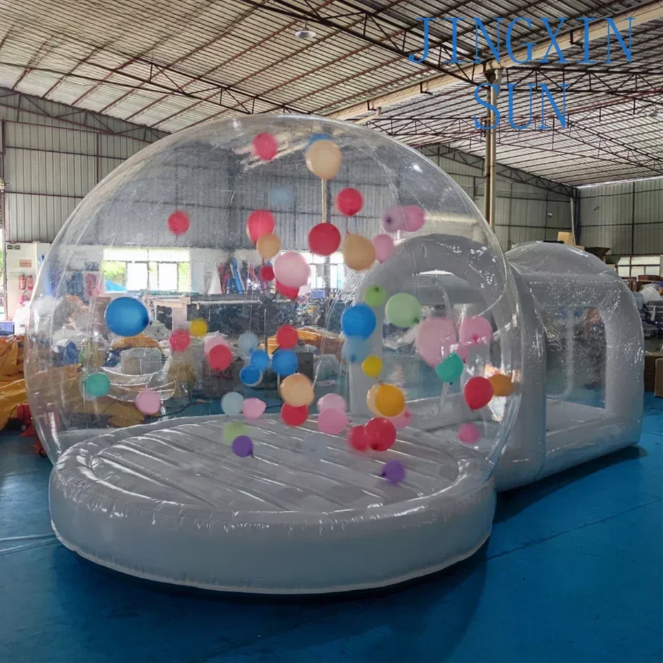 Für transparente aufblasbare Bounce Bubble House Fun Dome Bubble House mit Ballon