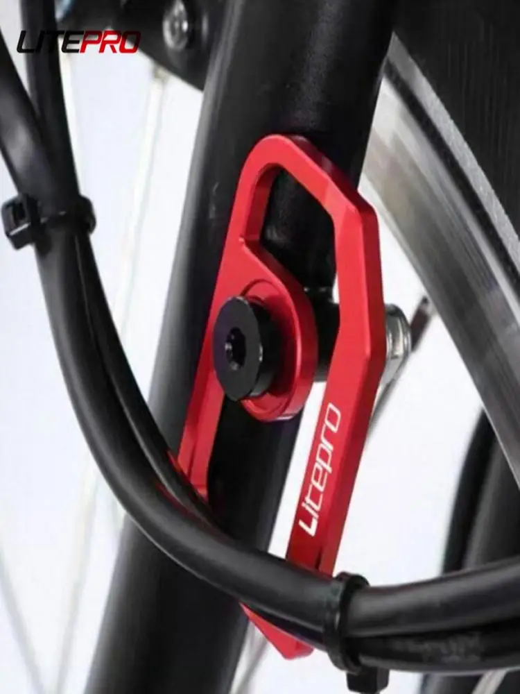 AliExpress NONE Litepro Anti-Scratch Fork Protector Cable Manager For Brompton Bicycle Aluminum Alloy Cable Guard Protects