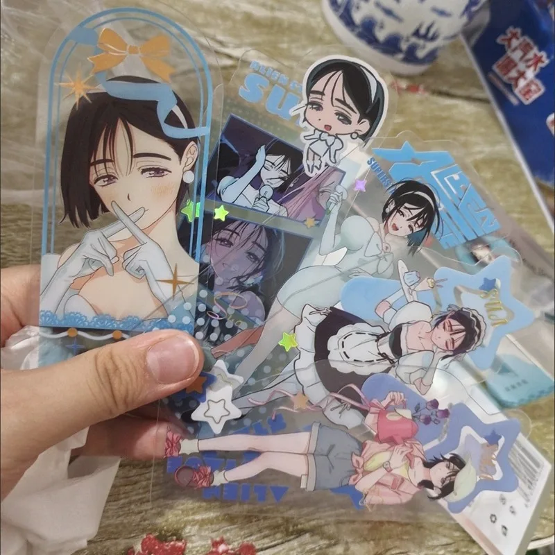 24Pcs/Set TV Alien Stage Bookmarks Transparent Card Photo Props Diy Card Anime Peripheral Cute Till Ivan Luka MiZi Sua Hyuna
