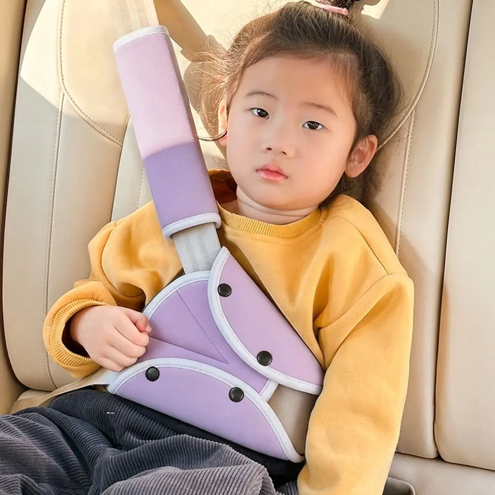 Adjustable Seat Belt Adjuster Anti-Pinch Anti-Strangle Car Seat Belt Cover Comfortable Secure Positioning
