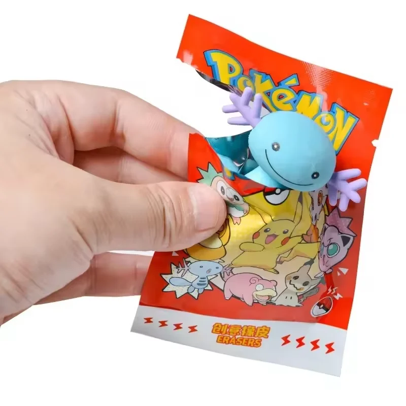 32pcs Pocket Monsters Mysterious Rubber Blind Box Surprise Cute Pikachu Cartoon Prize Party Gift view 5