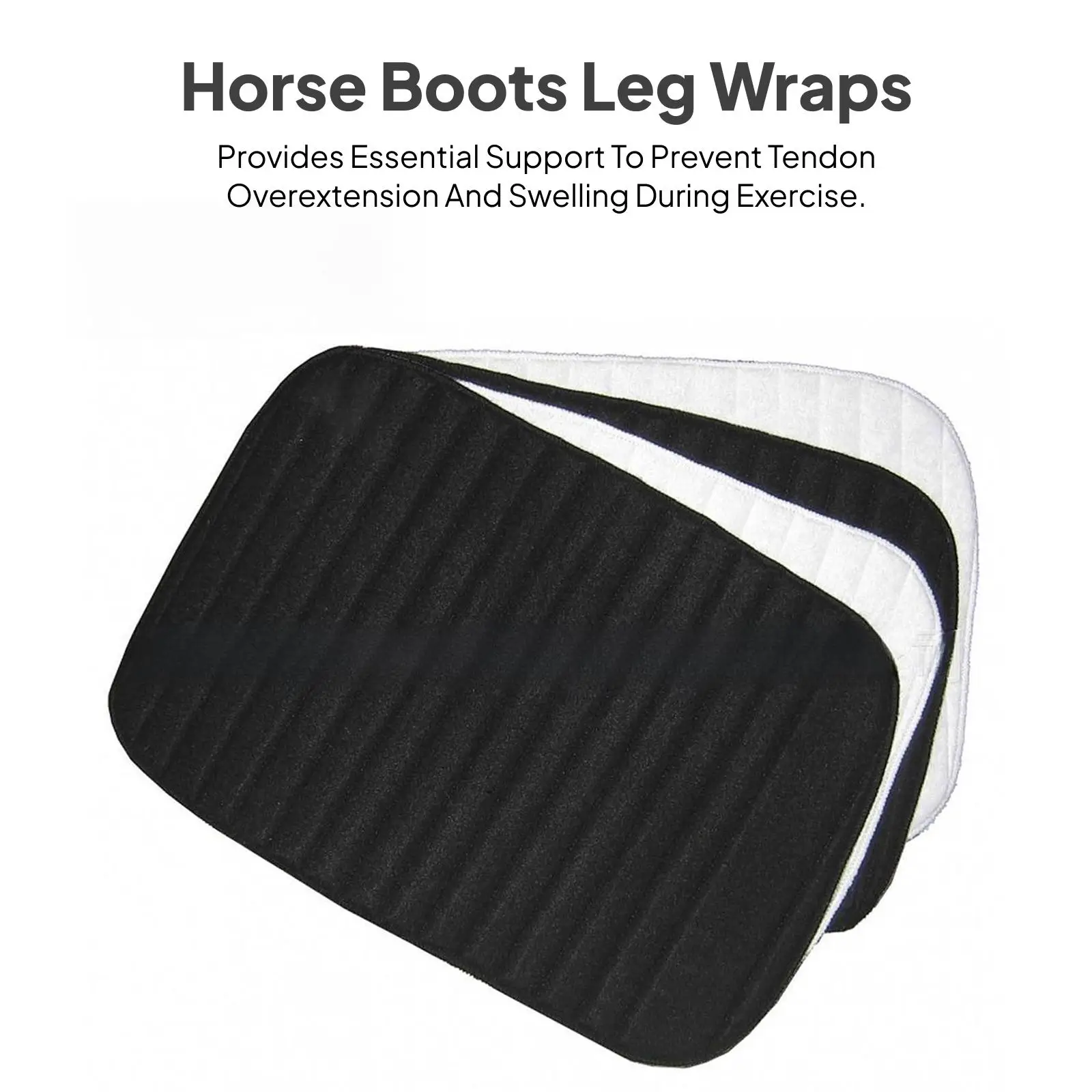 4 коврика для ног лошади, защитные шестерни для ног для поддержки лошади, аксессуары для конного спорта, удобная в ношении, повязка для ног лошади